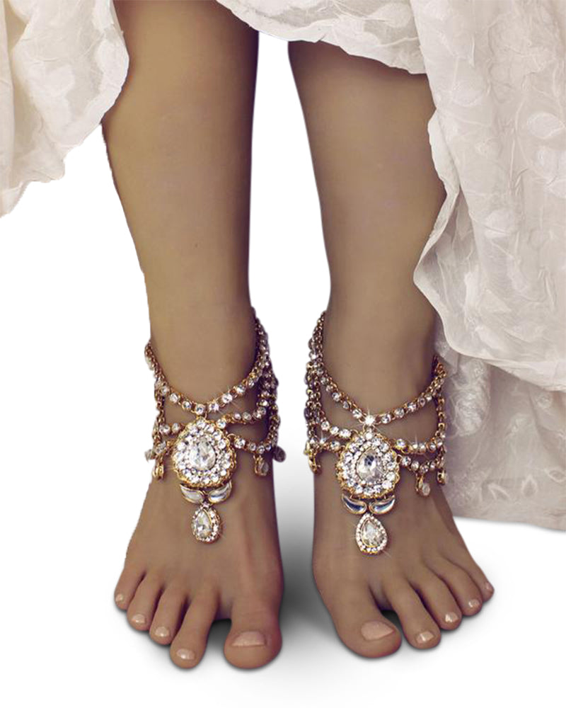Bridal anklets for wedding | Honestweddingadvice.com