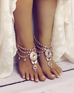 Bali Barefoot Sandals in Gold