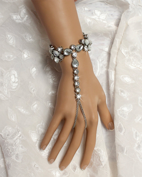 Faith Silver Hand Chain